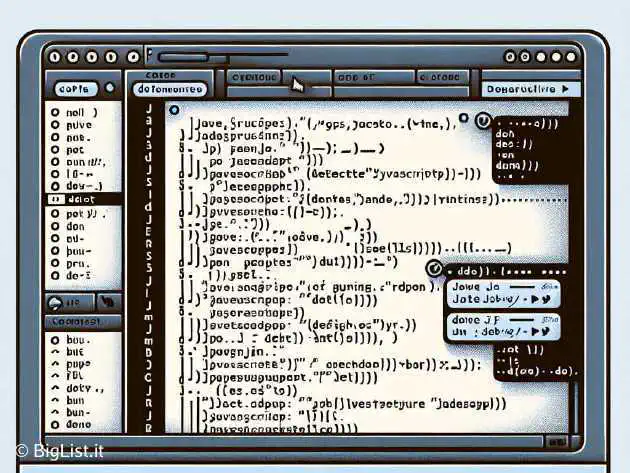 A computer screen with code detecting different JavaScript runtimes such as Node.js, Bun, and Deno.