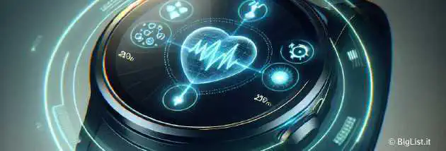A sleek Apple Watch with futuristic sensors glowing, detecting respiratory activity, sleek and modern design.