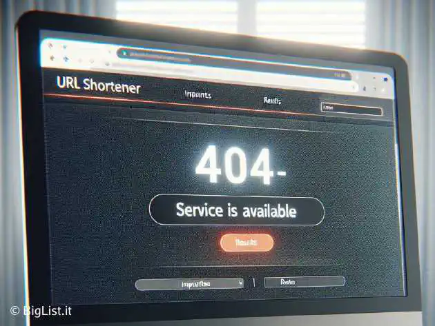 A screenshot of Google URL shortener interface being shut down on a computer screen with a 404 error message.